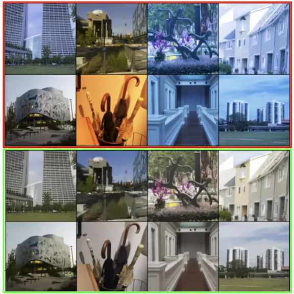 Image White Balance Correction using Variational Autoencoders